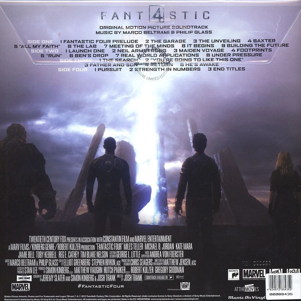 Marco Betltrami & Philip Glass - OST Fantastic Four Colored Vinyl Edition