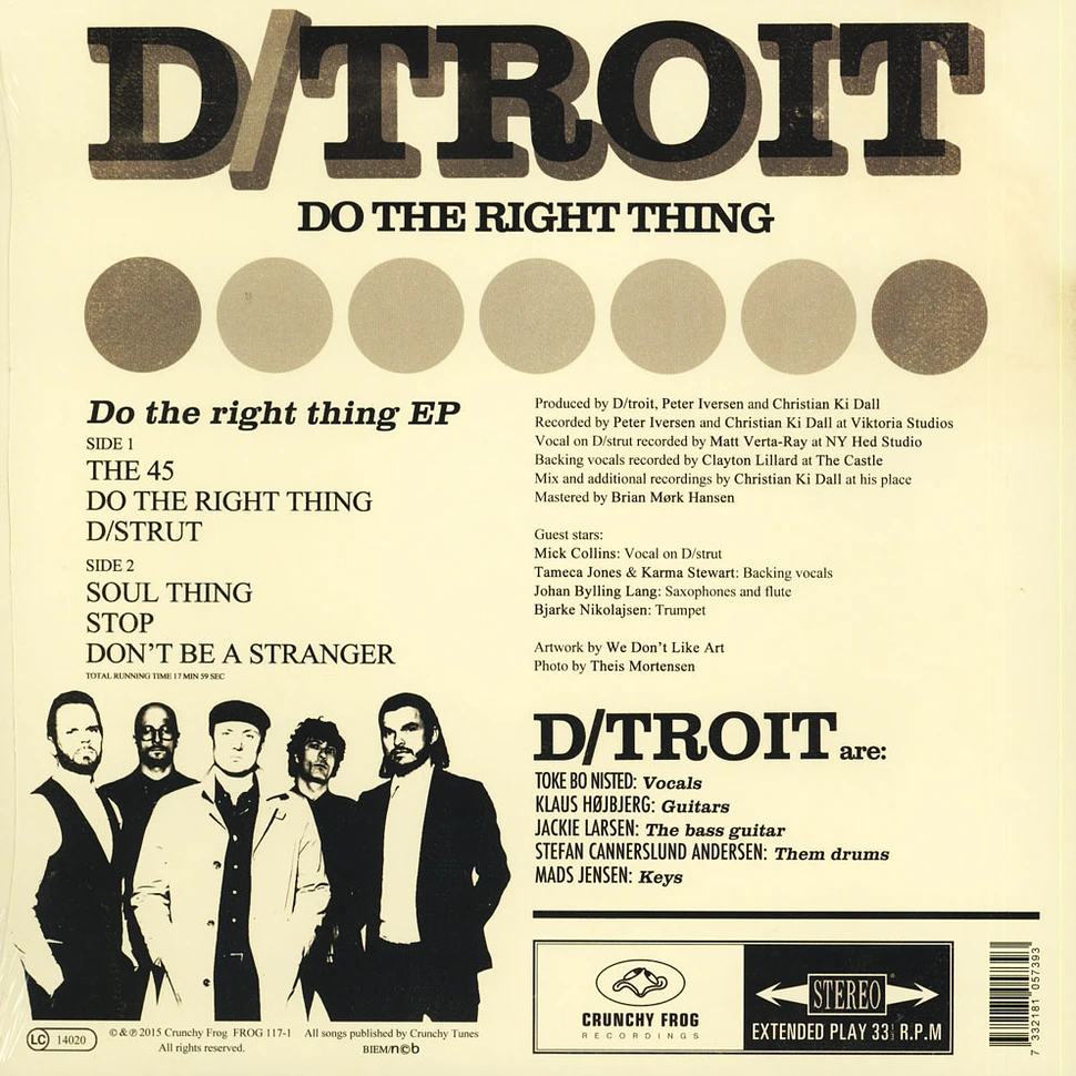 D/troit - Do The Right Thing