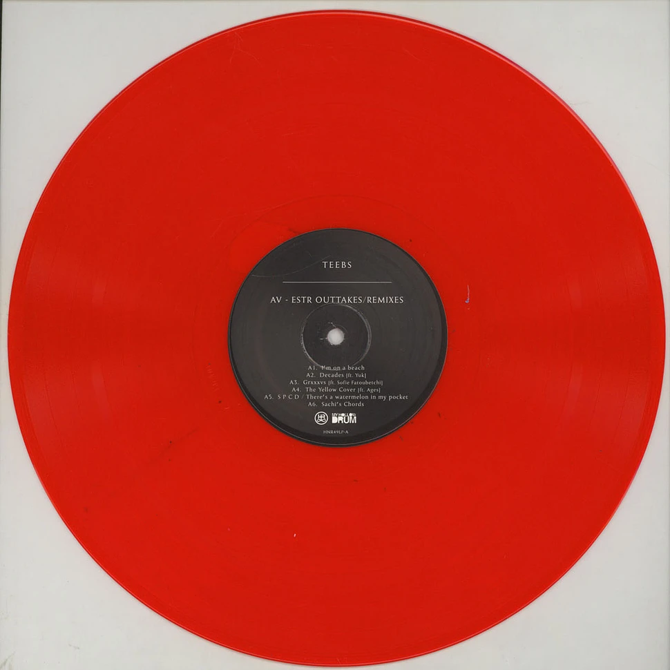 Teebs - Estara Outtakes & Remixes Red Vinyl Edition