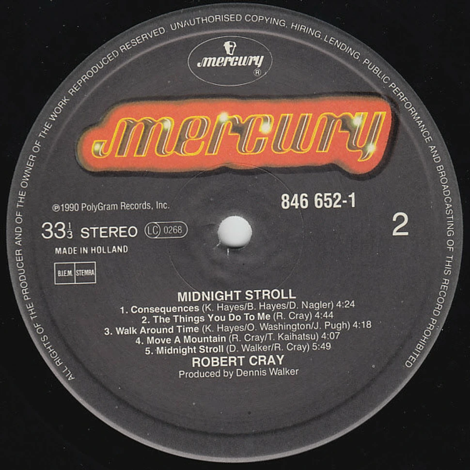 Robert Cray - Midnight Stroll