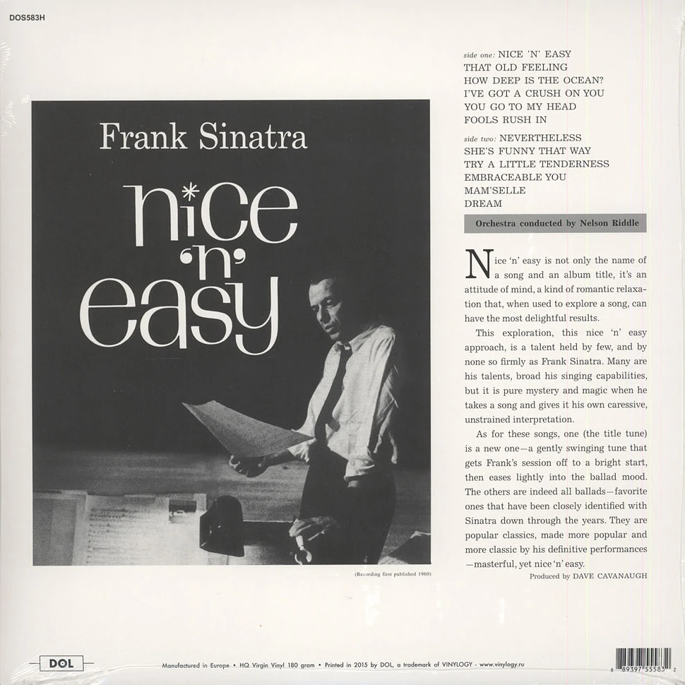 Frank Sinatra - Nice 'N' Easy 180g Vinyl Edition