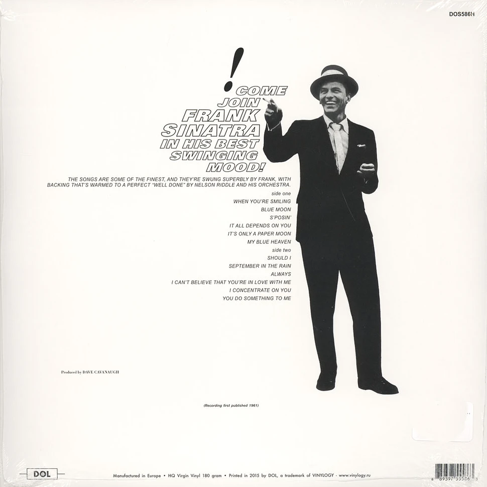 Frank Sinatra - Sinatra's Swingin' Session 180g Vinyl Edition