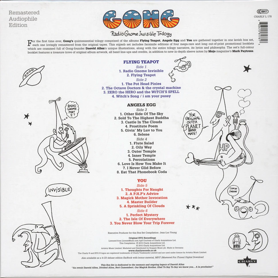 Gong - The Radio Gnome Invisible Trilogy