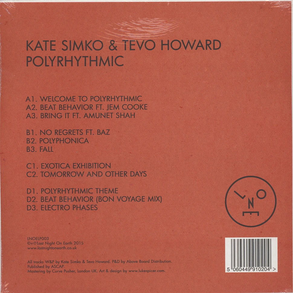 Kate Simko & Tevo Howard - Polyrhythmic LP