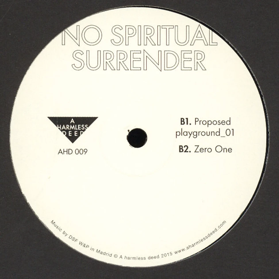 No Spiritual Surrender - Devoted To The Art Of Moving