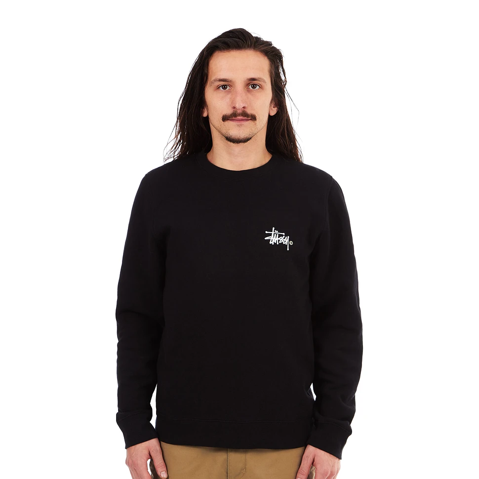 Stüssy - Basic Logo Crewneck Sweater