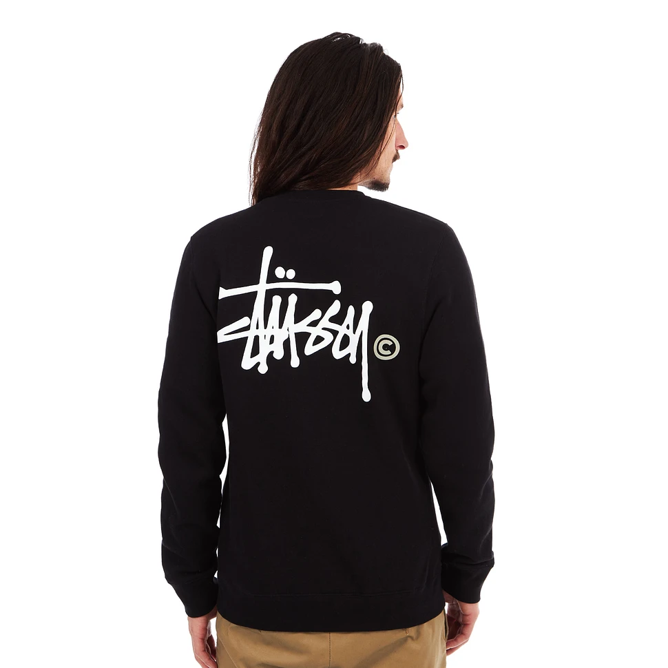 Stüssy - Basic Logo Crewneck Sweater