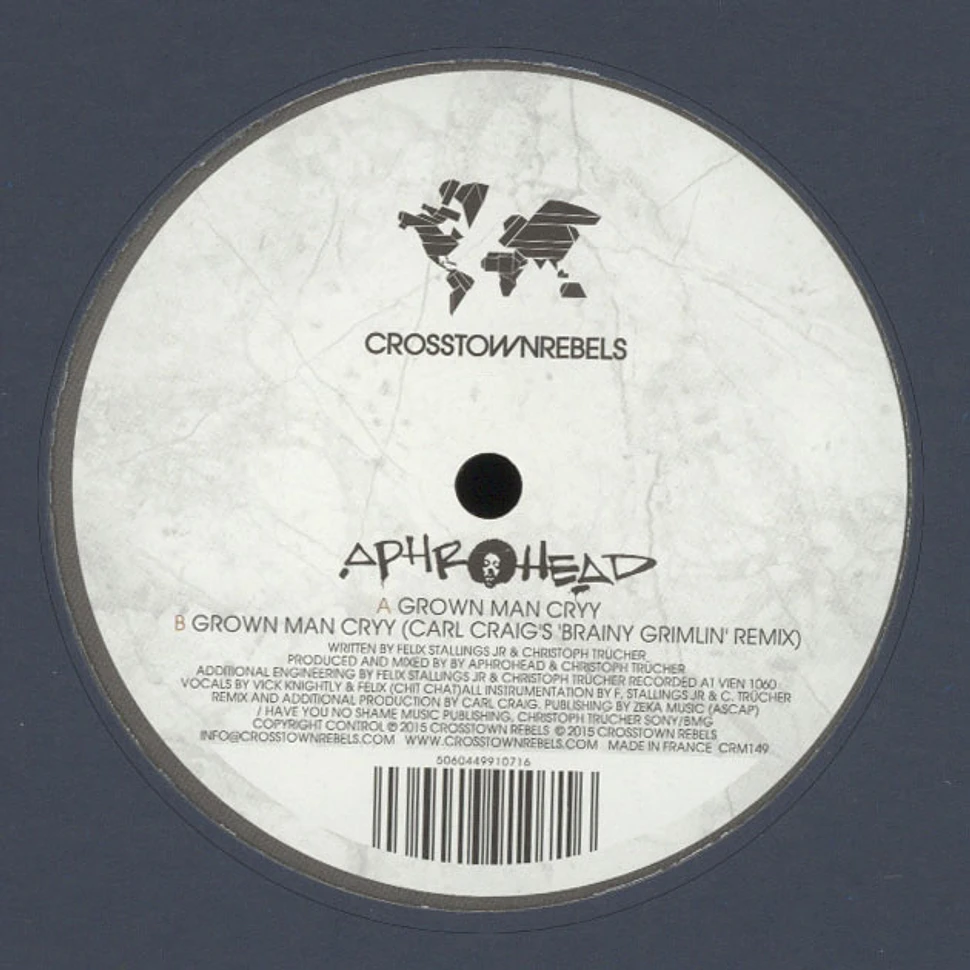 Aphrohead (Felix Da Housecat) - Grown Man Cry Carl Craig Remix