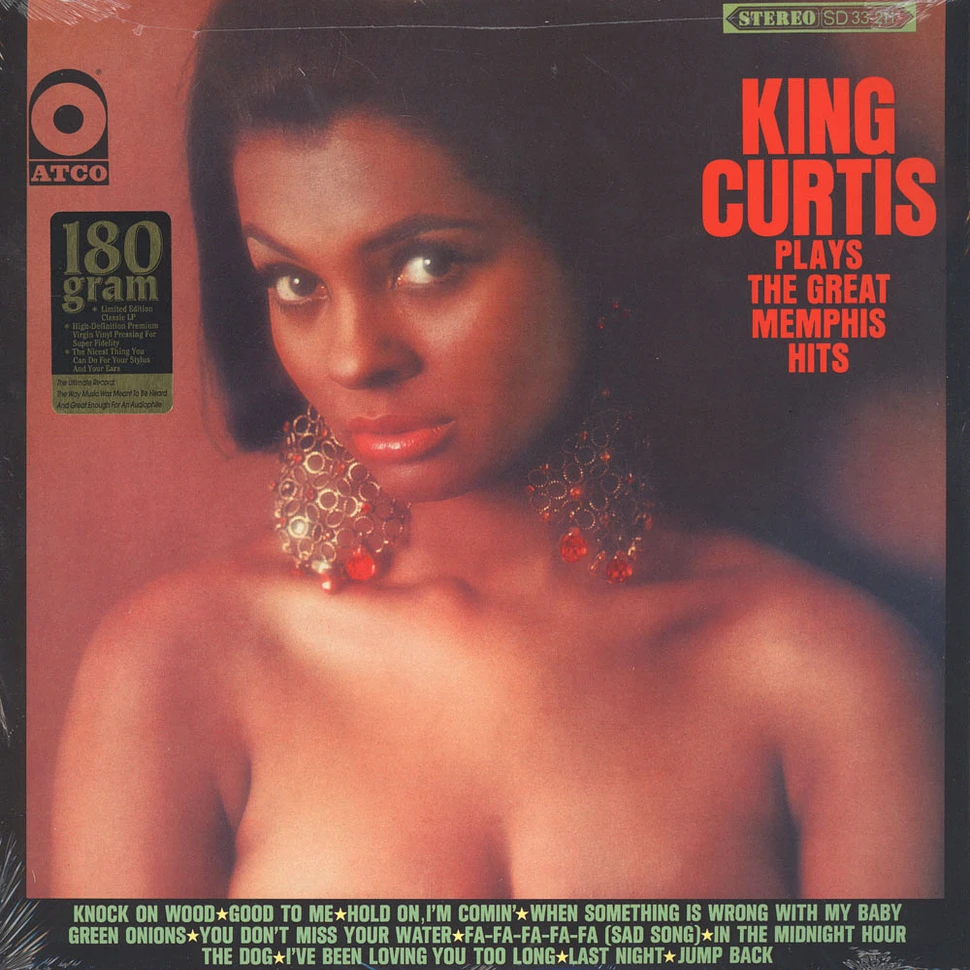 King Curtis - Plays The Great Memphis Hits 180 Gram Vinyl Edition