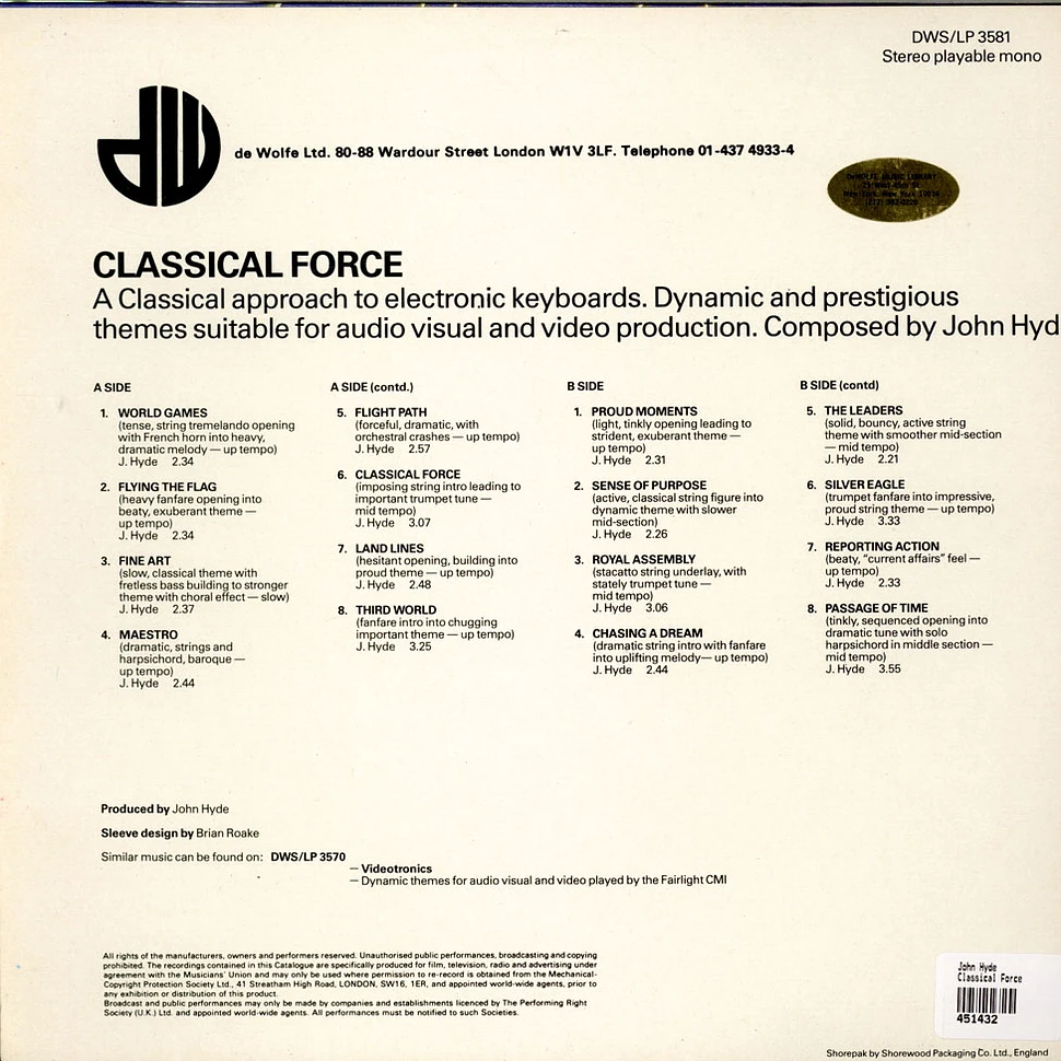 John Hyde - Classical Force