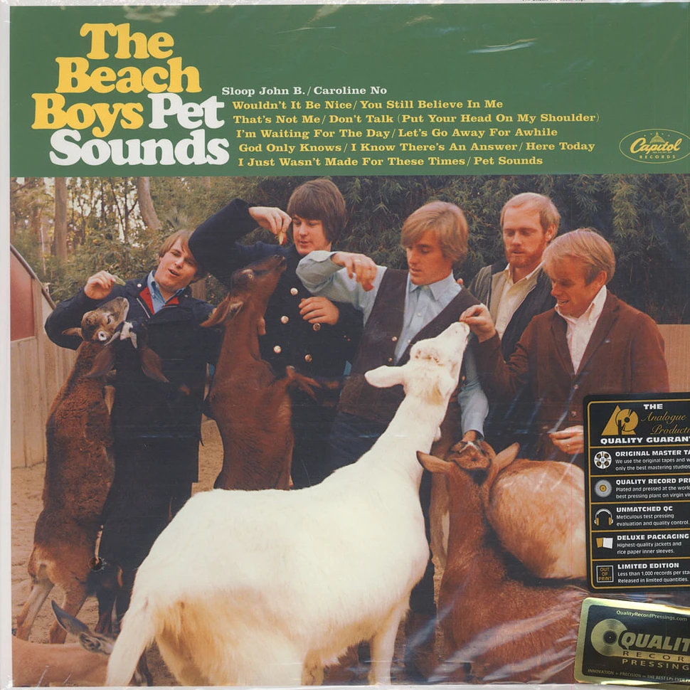 The Beach Boys - Pet Sounds 200g Vinyl, Mono Edition