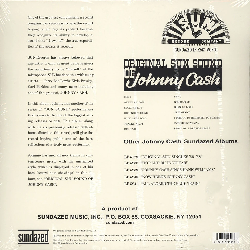 Johnny Cash - Original Sun Sound