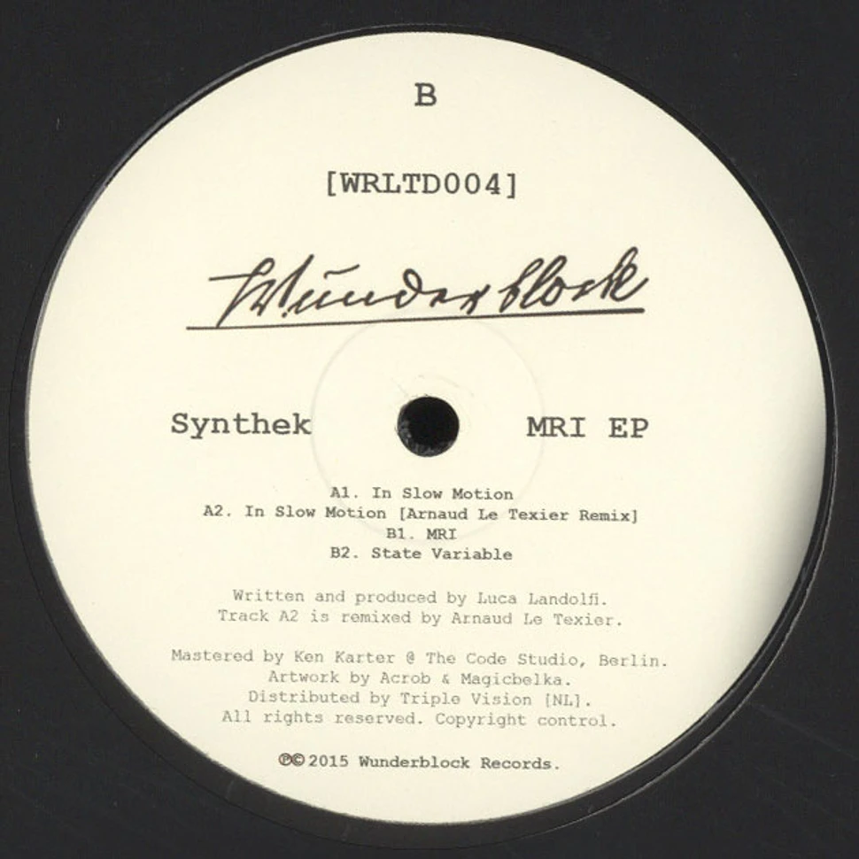 Synthek - MRI EP
