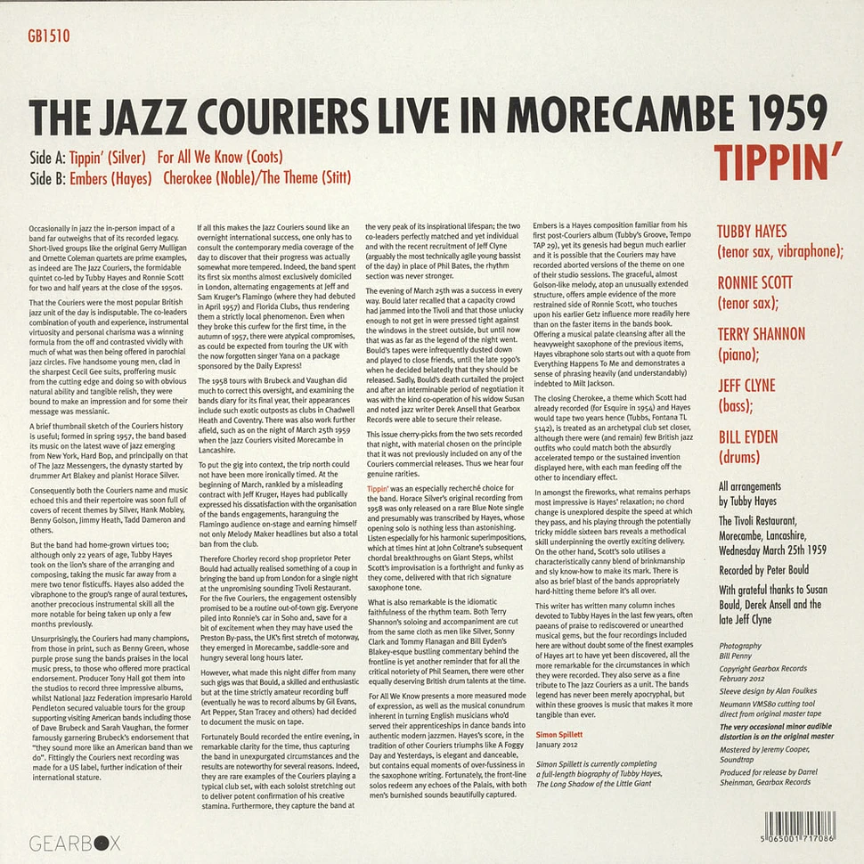 The Jazz Couriers - Live In Morecambe 1959 - Tippin