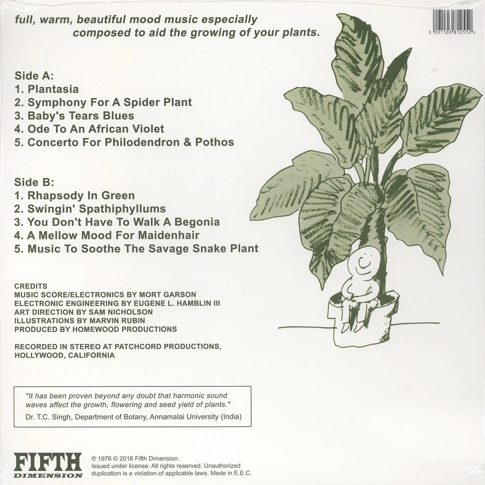 Mort Garson - Mother Earth's Plantasia Splatter Vinyl Edition