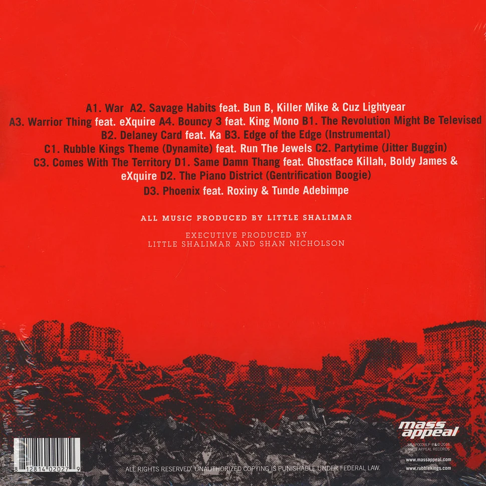 V.A. - Rubble Kings: The Album Colored Vinyl Edition