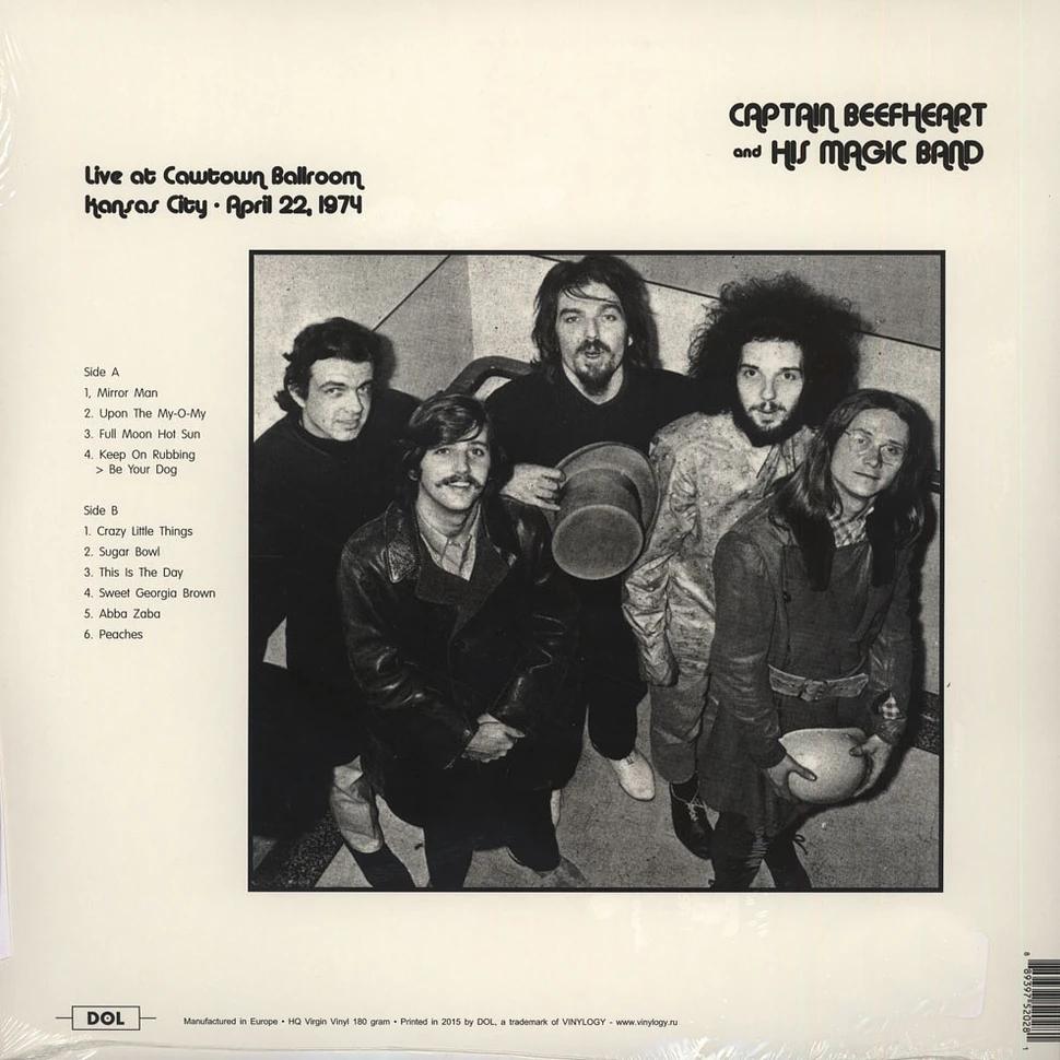 Captain Beefheart & The Magic Band - Live At The Cawtown Ballroom In Kansas City, April 22 1974 180g Vinyl Edition
