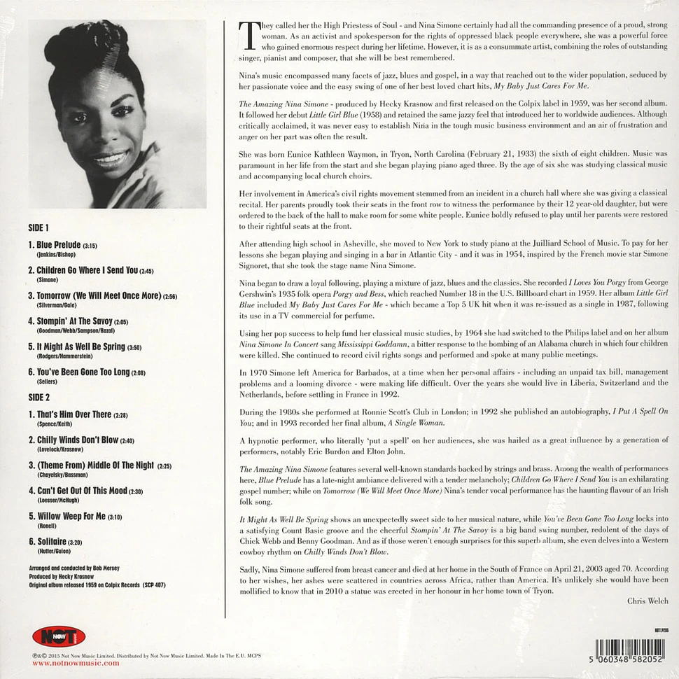 Nina Simone - The Amazing Nina Simone