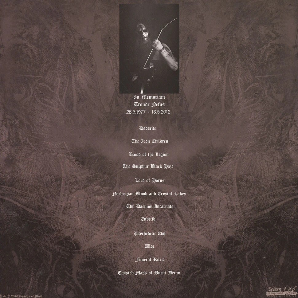 Urgehal - Aeons In Sodom Black Vinyl Edition