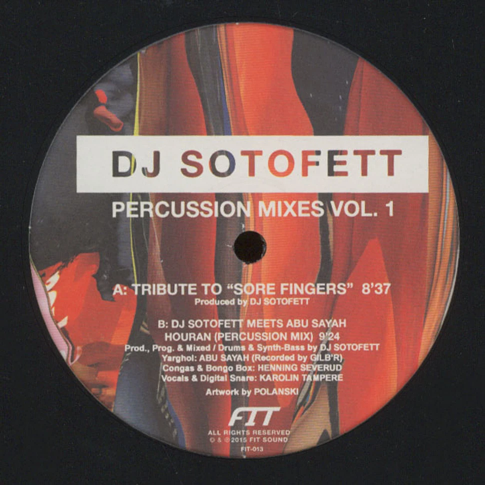 DJ Sotofett - Percussion Mixes Volume 1