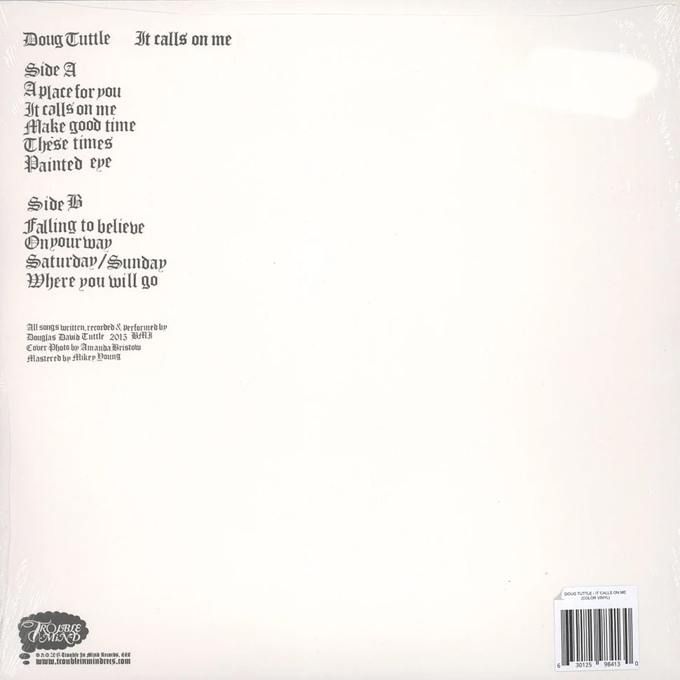 Doug Tuttle - It Calls On Me Colored Vinyl Edition