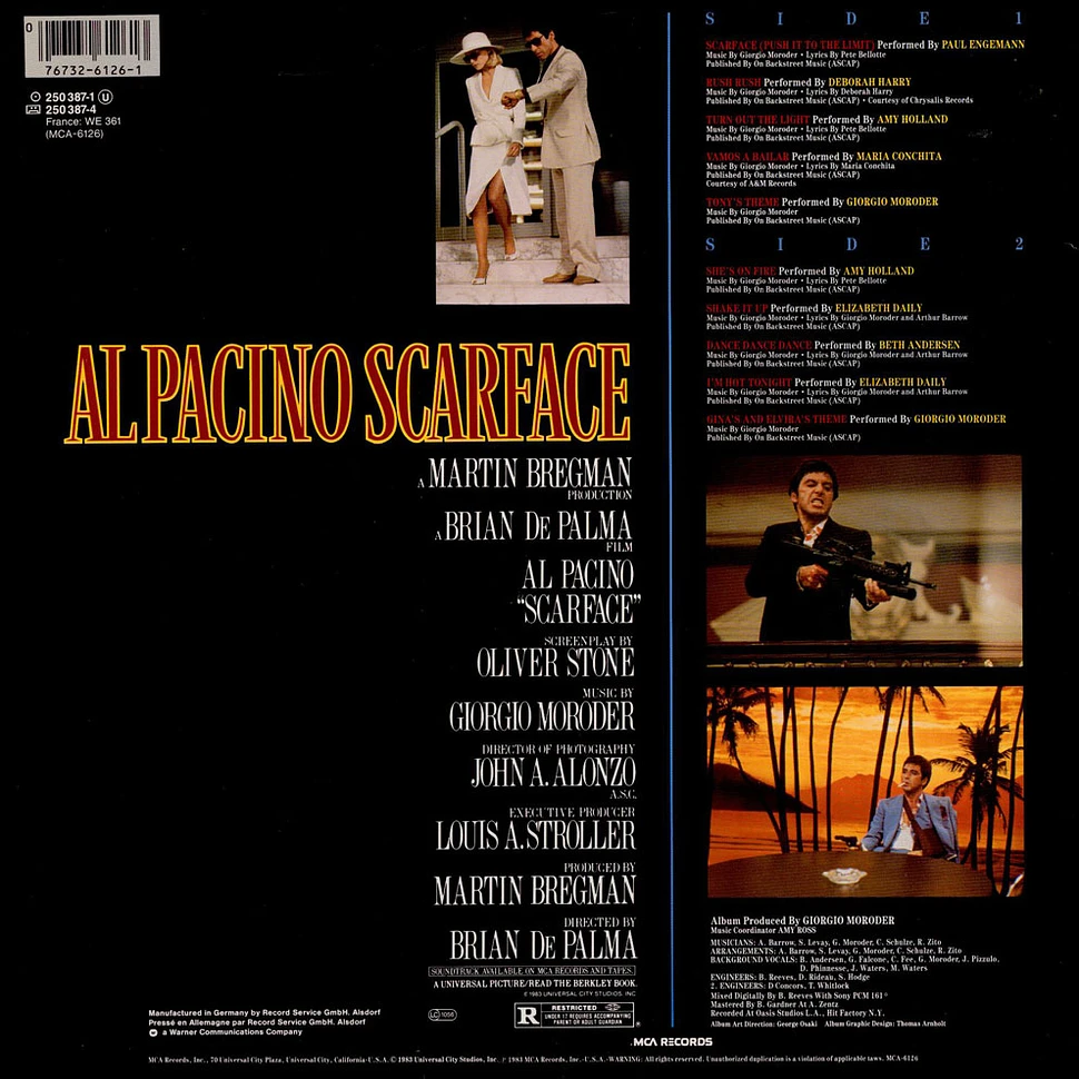 V.A. - Scarface (Music From The Original Motion Picture Soundtrack)