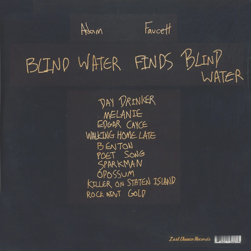 Adam Faucett - Blind Water Finds Blind Water