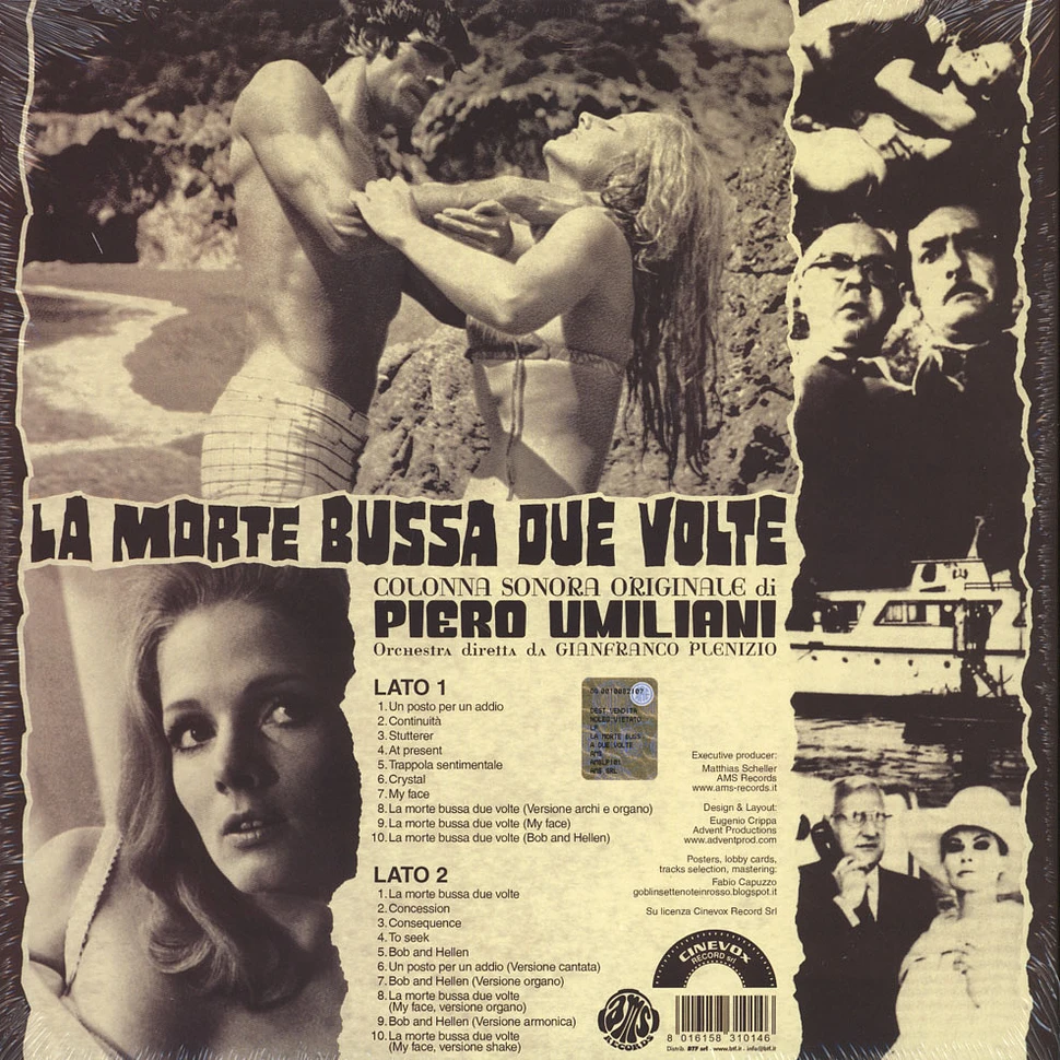 Piero Umiliani - OST La Morte Bussa Due Volte Silver Vinyl Edition
