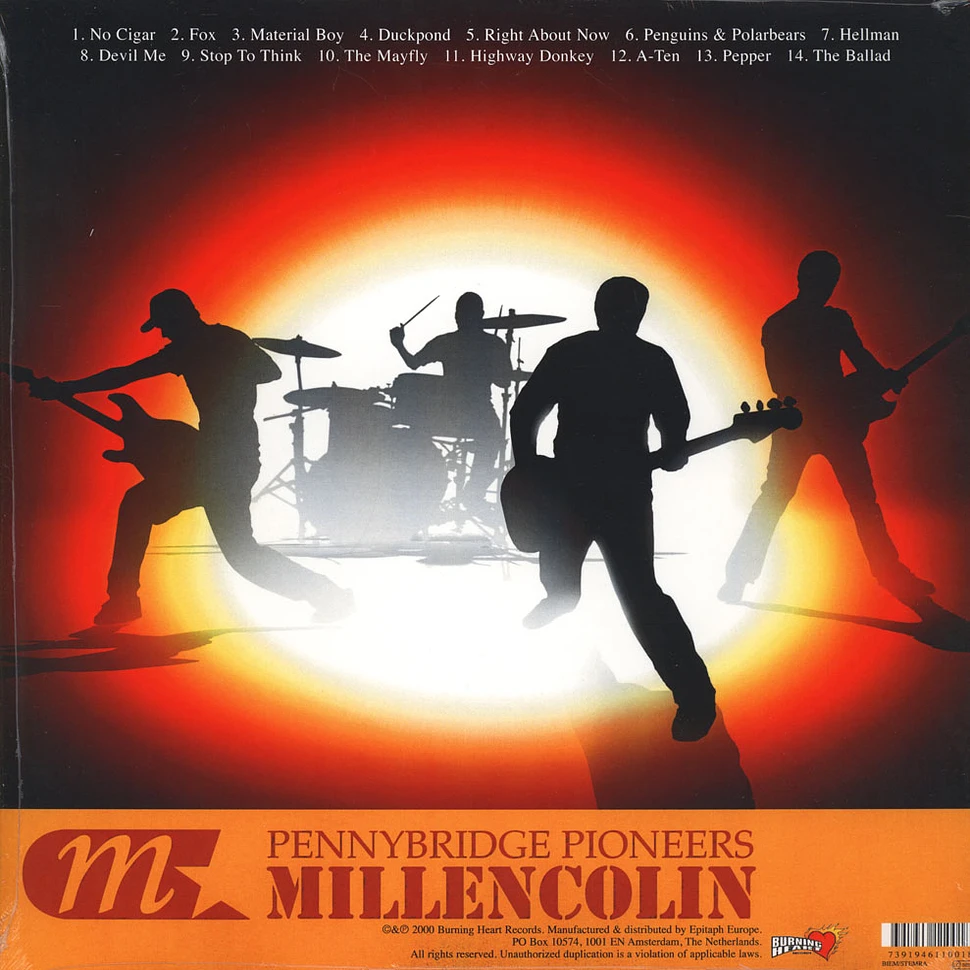 Millencolin - Pennybridge Pioneers