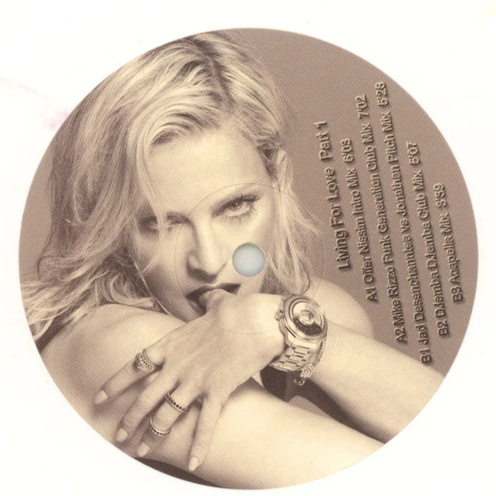 Madonna - Living For Love Part 1 White Vinyl Edition
