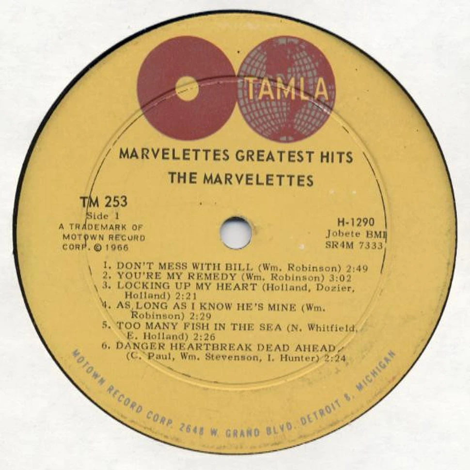 The Marvelettes - Greatest Hits