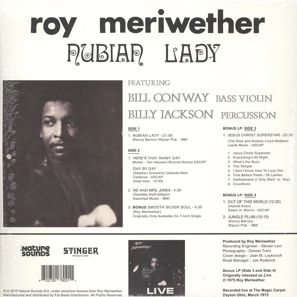 Roy Meriwether - Nubian Lady