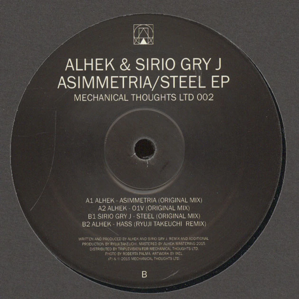 Alhek / Sirio Gry J / Ryuji Takeuchi - Asimmetria