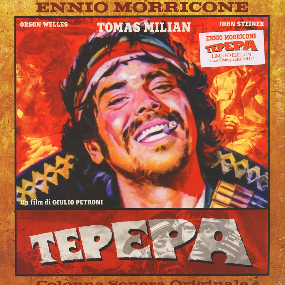 Ennio Morricone - OST Tepepa Clear Orange Vinyl Edition