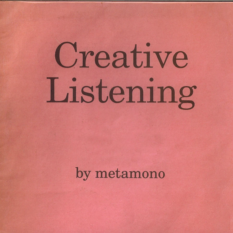 Metamono - Creative Listening