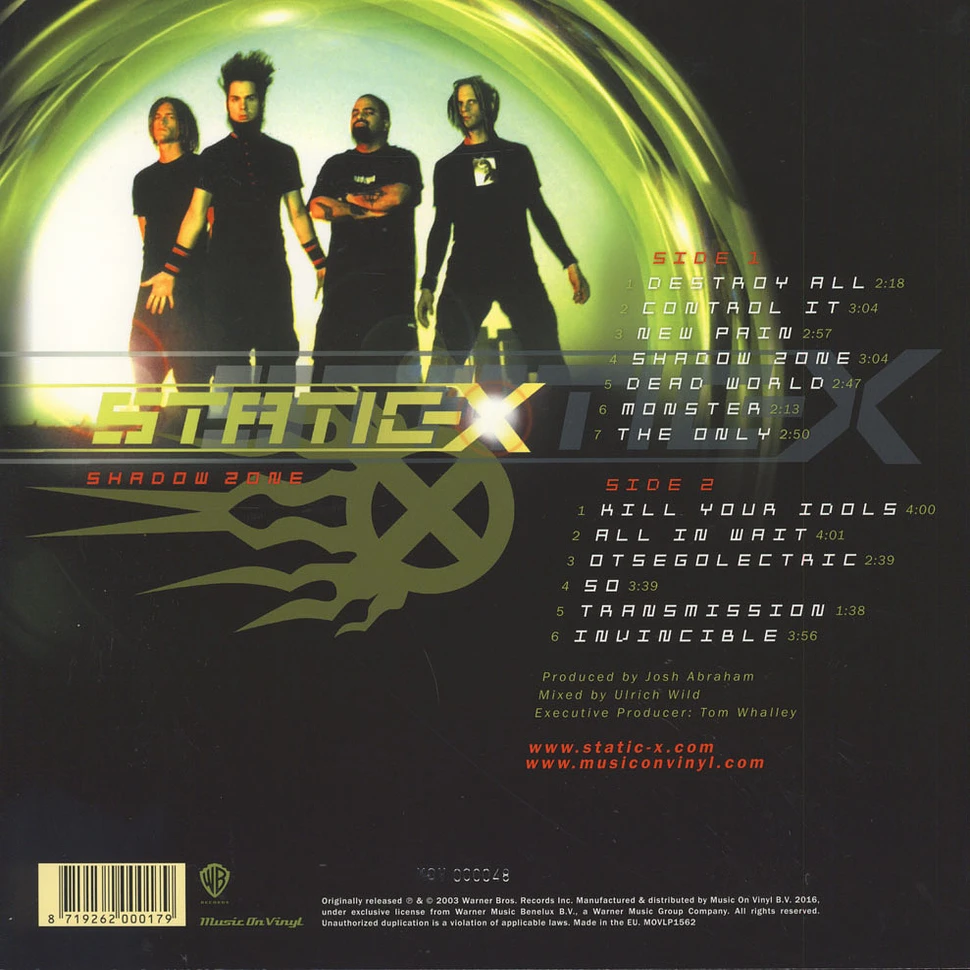 Static-X - Shadow Zone Green / Yellow Vinyl Edition