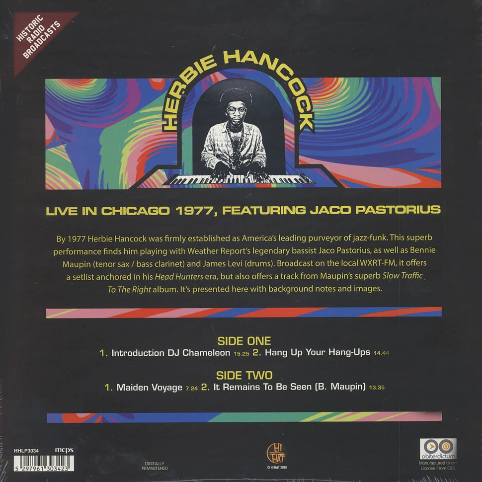 Herbie Hancock & Jaco Pastorius - Live In Chicago 1977