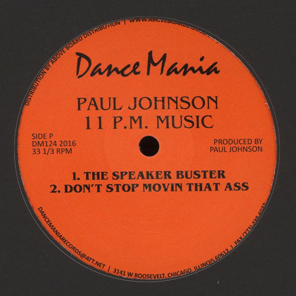 Paul Johnson - 11 Pm Music / 2 Am Music