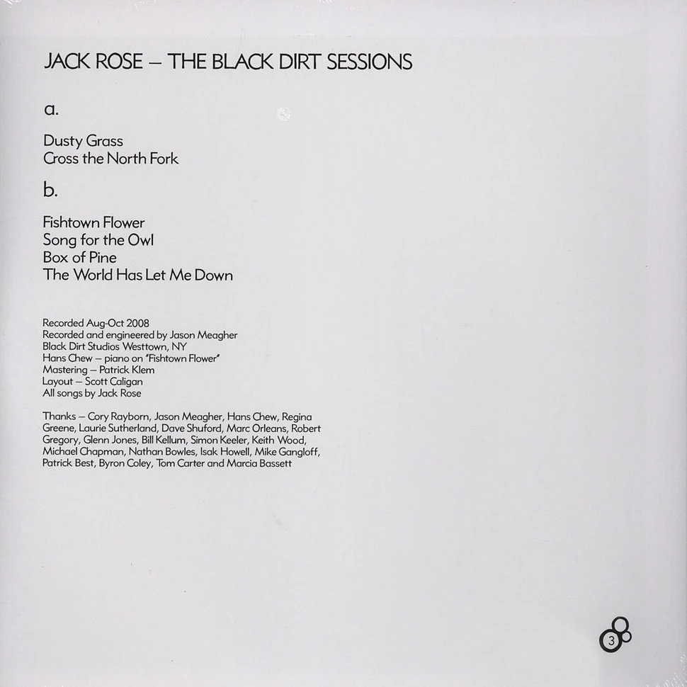 Jack Rose - The Black Dirt Sessions