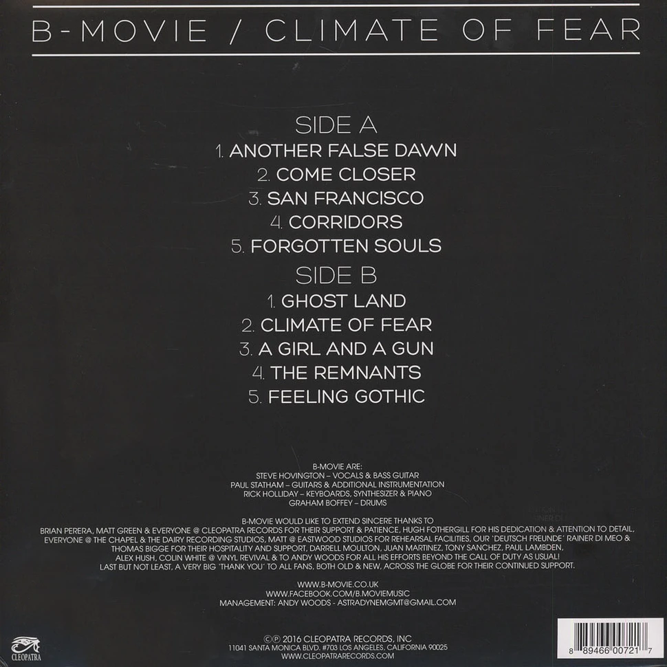 B-Movie - Climate Of Fear