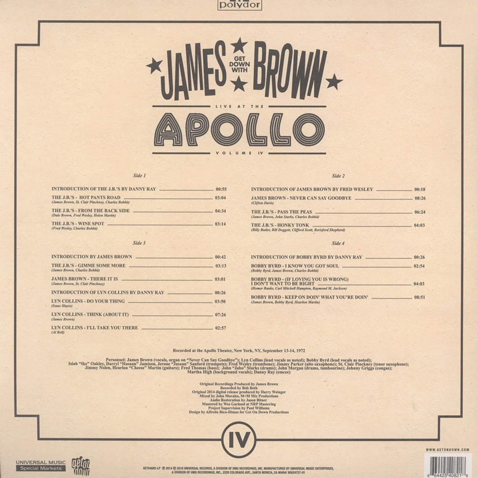 James Brown Revue - Live At The Apollo 1972