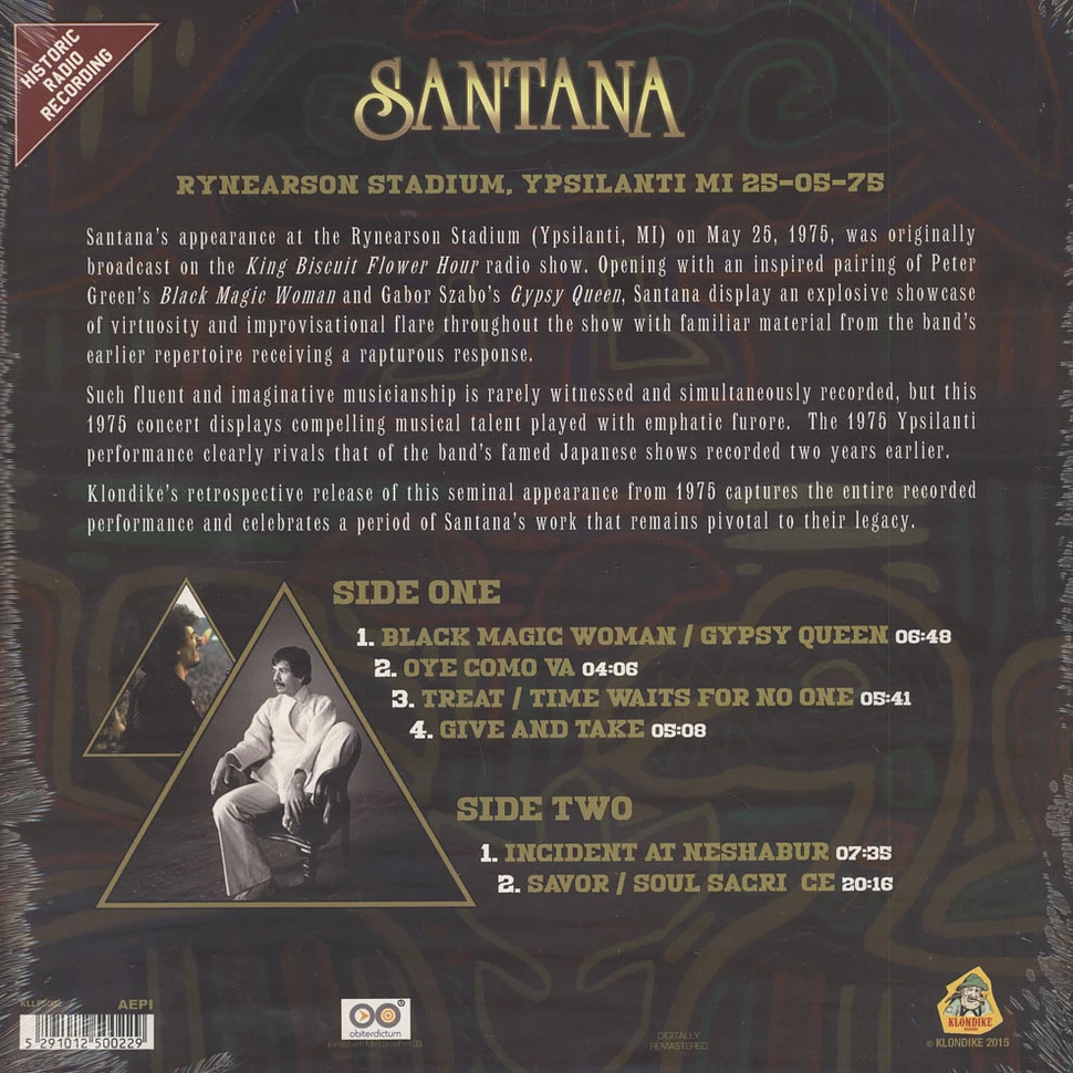 Santana - Live At The Rynearson Stadium, Ypsilanti Mi..