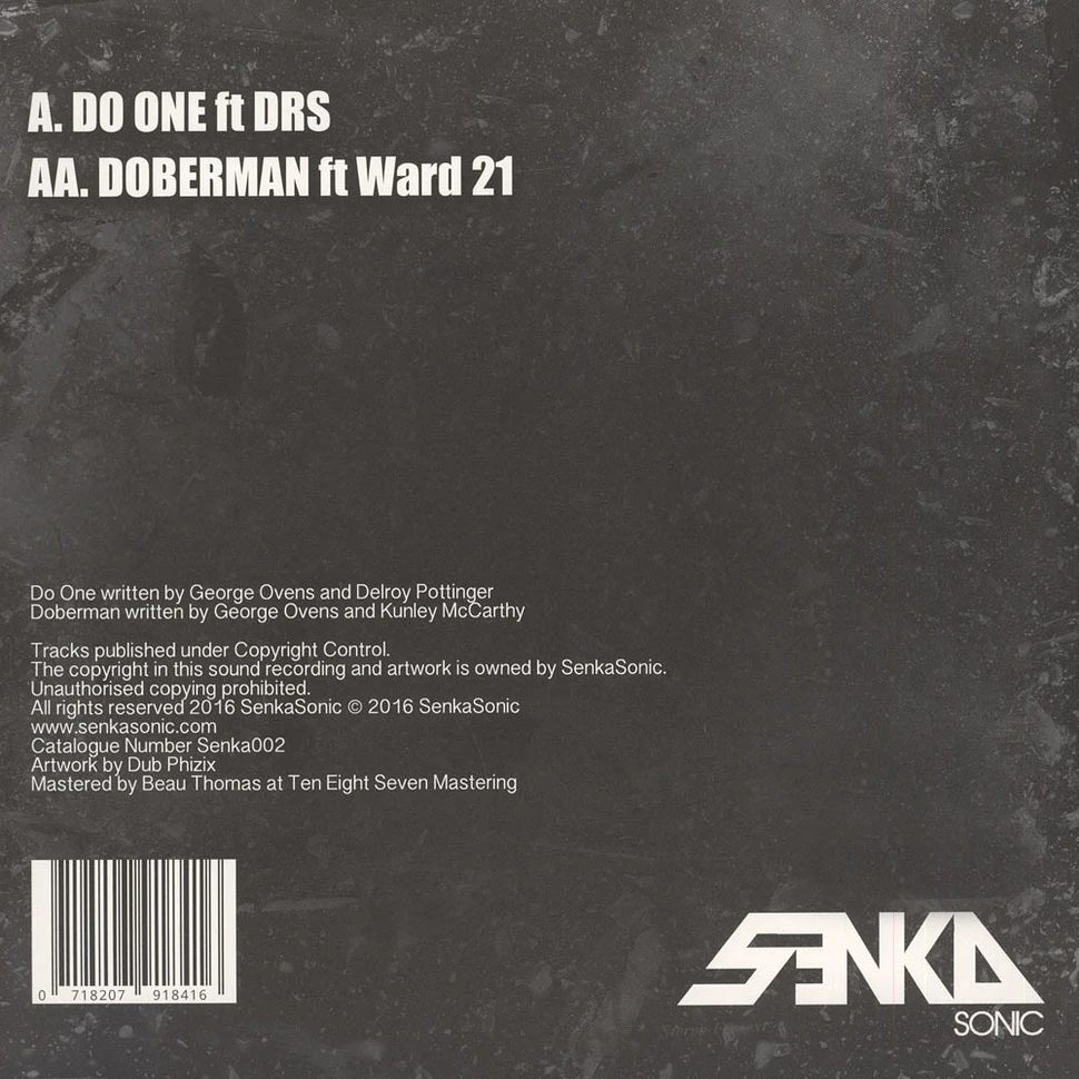 Dub Phizix - Senka002 Feat. DRS & Ward 21