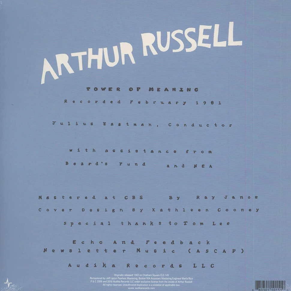 Arthur Russell - Tower of Meaning