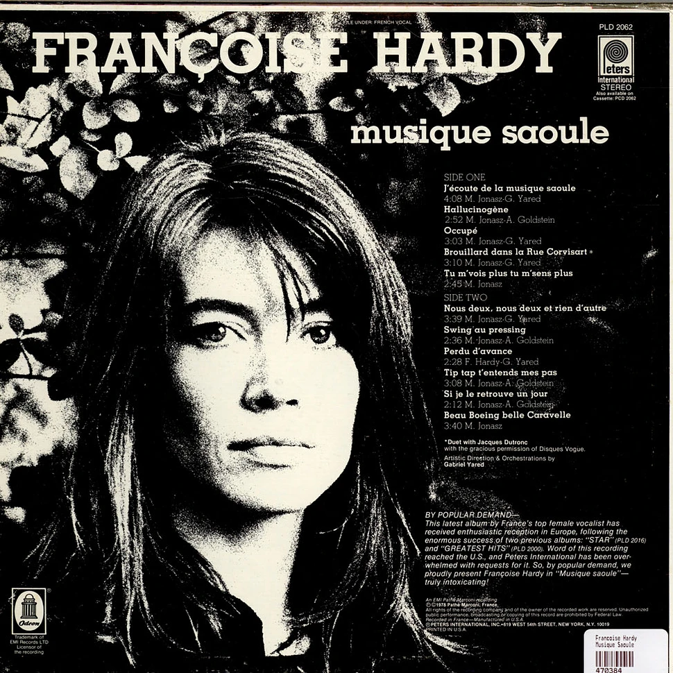 Francoise Hardy - Musique Saoule