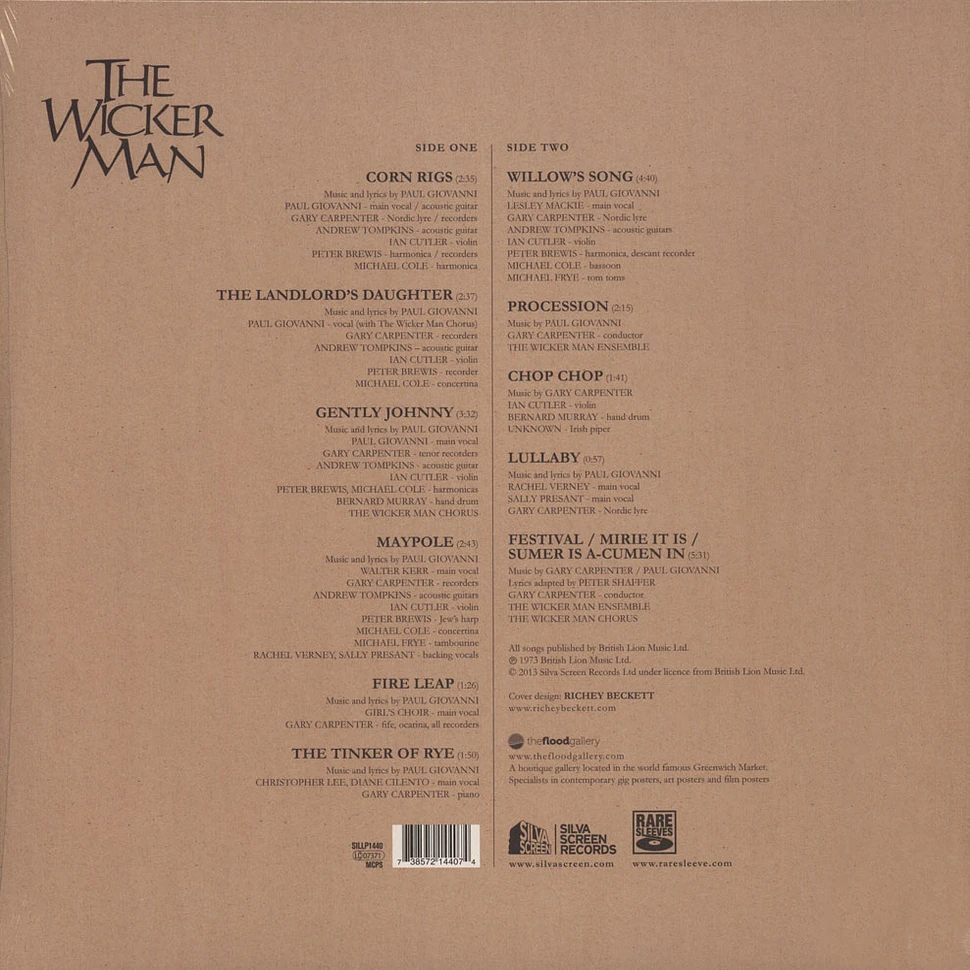 Paul Giovanni & Gary Carpenter - OST The Wicker Man