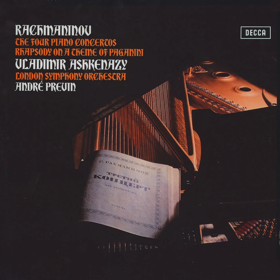 Vladimir Ashkenazy, Andre Previn & The London Symphony Orchestra - Sergej Rachmaninoff: Klavierkonzerte 1- 4