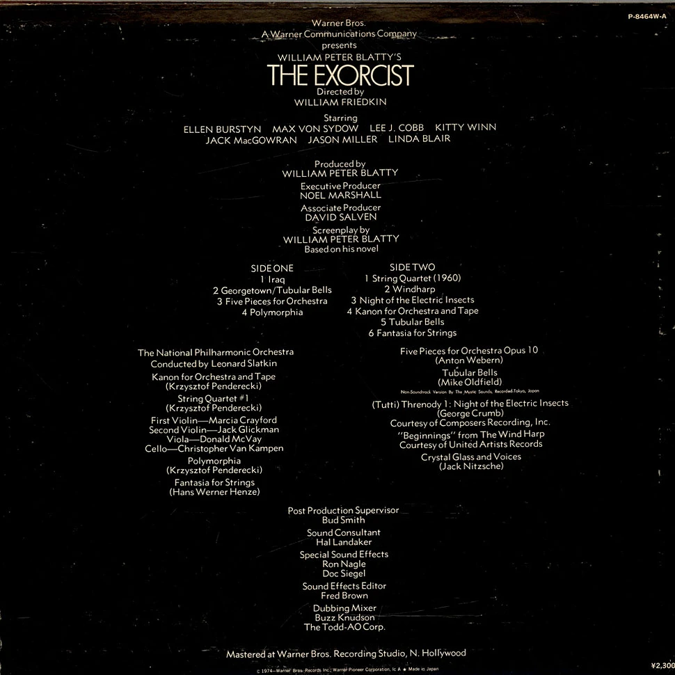 V.A. - Music Excerpts From William Peter Blatty's The Exorcist