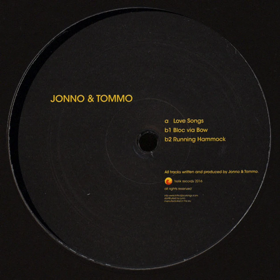 Jonno & Tommo - Love Songs EP