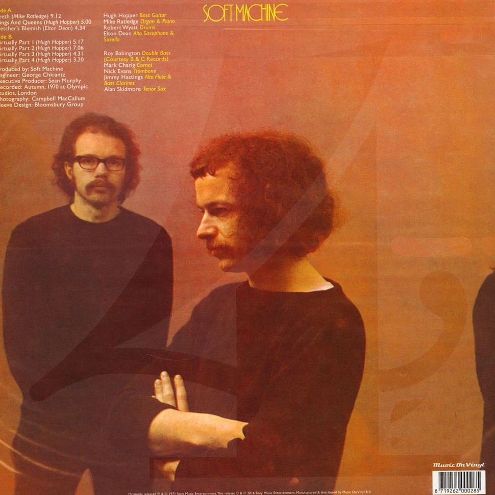 Soft Machine - Fourth Black Vinyl Edition